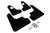 Rally Armor 08-17 Mitsubishi EVO X Black UR Mud Flap w/ Grey Logo