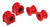 Prothane 00-01 Dodge Dakota 4wd Front Sway Bar Bushings - 35mm - Red
