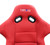 NRG FRP Bucket Seat (Red Cloth) - Large