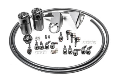 Radium Engineering 05-13 Chevrolet Corvette Fluid Lock Dual Catch Can