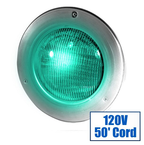 Hayward ColorLogic 4.0 Pool Light 120V with 50ft Cord and SS Ring