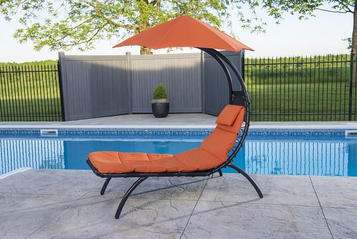 Vivere Original Dream Lounger Orange Zest Pool Supply Mall