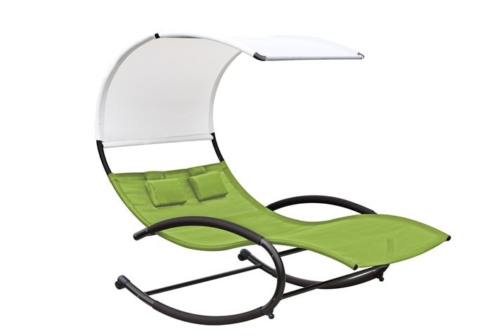 Vivere Double Chaise Rocker Green Apple Pool Supply Mall