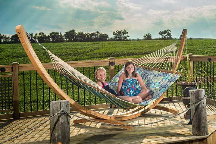 Vivere 15 ft. Arc Hammock Stand - Thumbnail 2