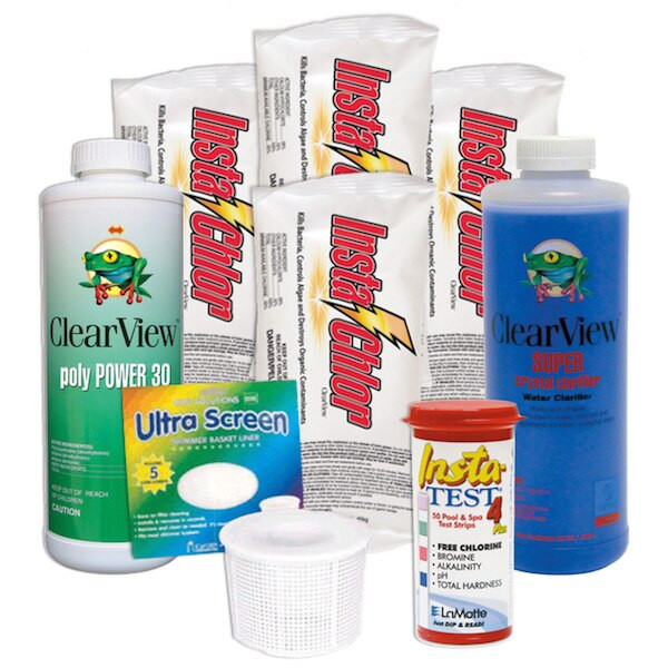 Swimming Pool Chemical StartUp Kit Gold 20,000 Gallons Pool Supply