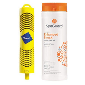 Nature2 Spa Mineral Purifier Kit - 1 Purifier & 2 lbs. Spa Shock Nature2 Spa Mineral Purifier Kit - 1 Purifier & 2 lbs. Spa Shock
