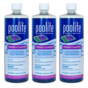 Poolife TurboBlu Water Clarifier 1 qt - 3 Pack Poolife TurboBlu Water Clarifier 1 qt - 3 Pack