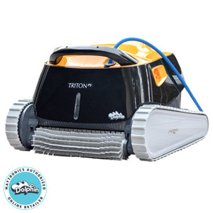 Dolphin Triton Robotic Pool Cleaner with Power Stream Dolphin Triton Robotic Pool Cleaner with Power Stream