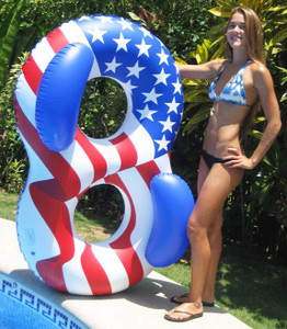 Swimline American Flag Lounger Swimline American Flag Lounger