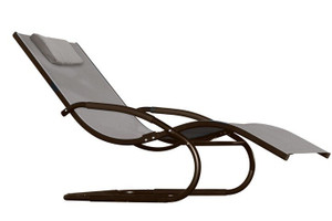 Vivere Wave Lounger - Cocoa Vivere Wave Lounger - Cocoa