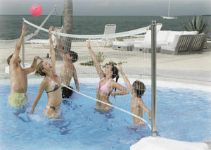DunnRite Aqua Volly Portable Pool Volleyball Game Set DunnRite Aqua Volly Portable Pool Volleyball Game Set