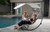 Vivere Double Chaise Aluminum Rocker - Cocoa