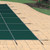 Loop-Loc - 16 x 32 + 4 x 8 Green Mesh Rectangle w/ Center End Step Two Bow Ends 4' Radius Safety Cover for Inground Pools