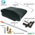 Loop-Loc - 18-6 x 36-6 + 4 x 8 Green Mesh Grecian w/ Center End Step Two Bow Ends Safety Cover for Inground Pools