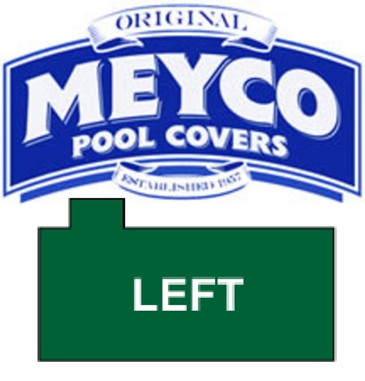 Meyco Rectangle with Offset Left Steps Safety Pool Cover