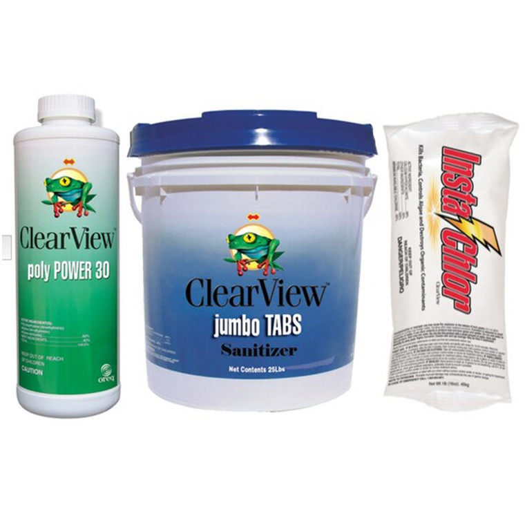 ClearView Pool Chemical Kit 3