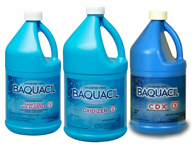 Baquacil CDX System Pak 1 (12 Algistat, 12 Oxidizer, 12 CDX)