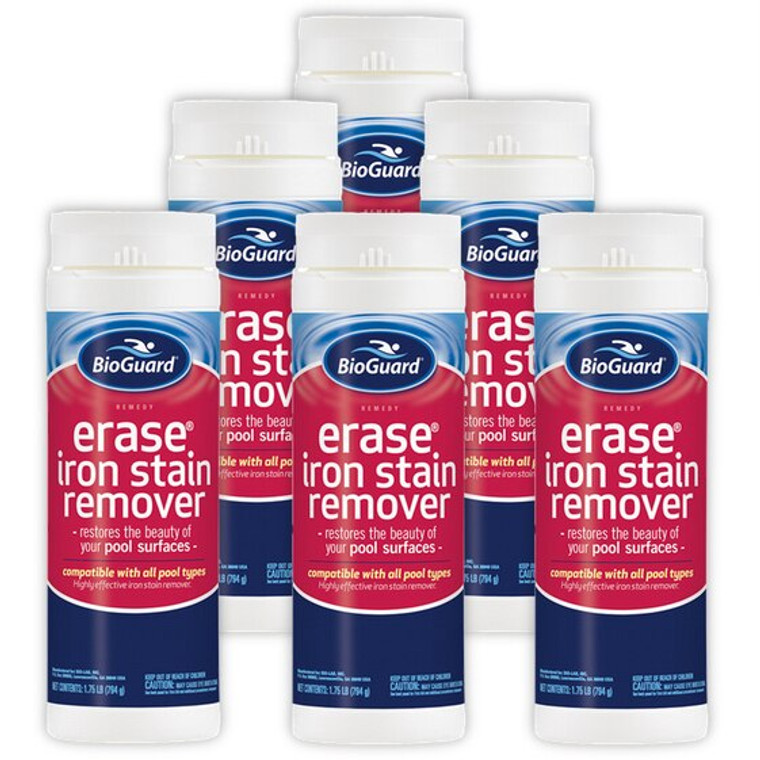 BioGuard Erase Iron Stain Remover 1.75 lb - 6 Pack