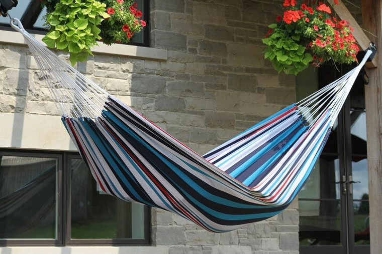 Vivere Brazilian Style Double Hammock - Denim