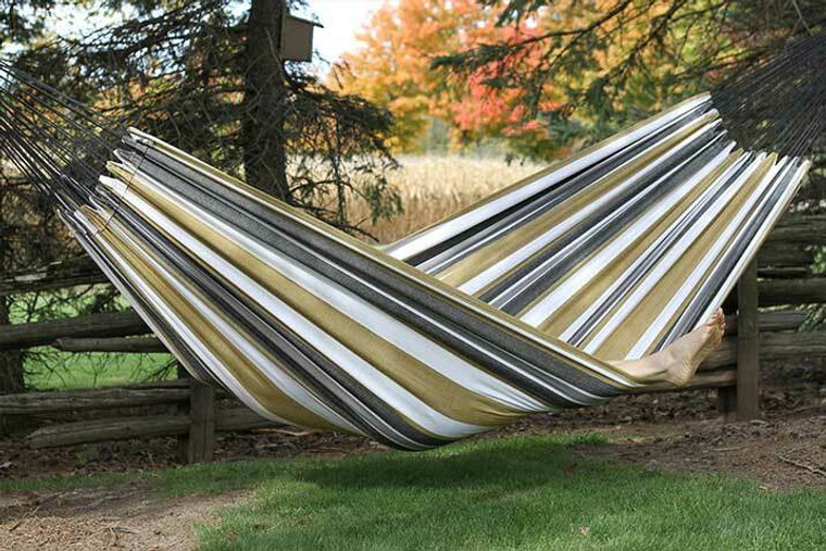 Vivere Brazilian Style Double Hammock - Desert Moon