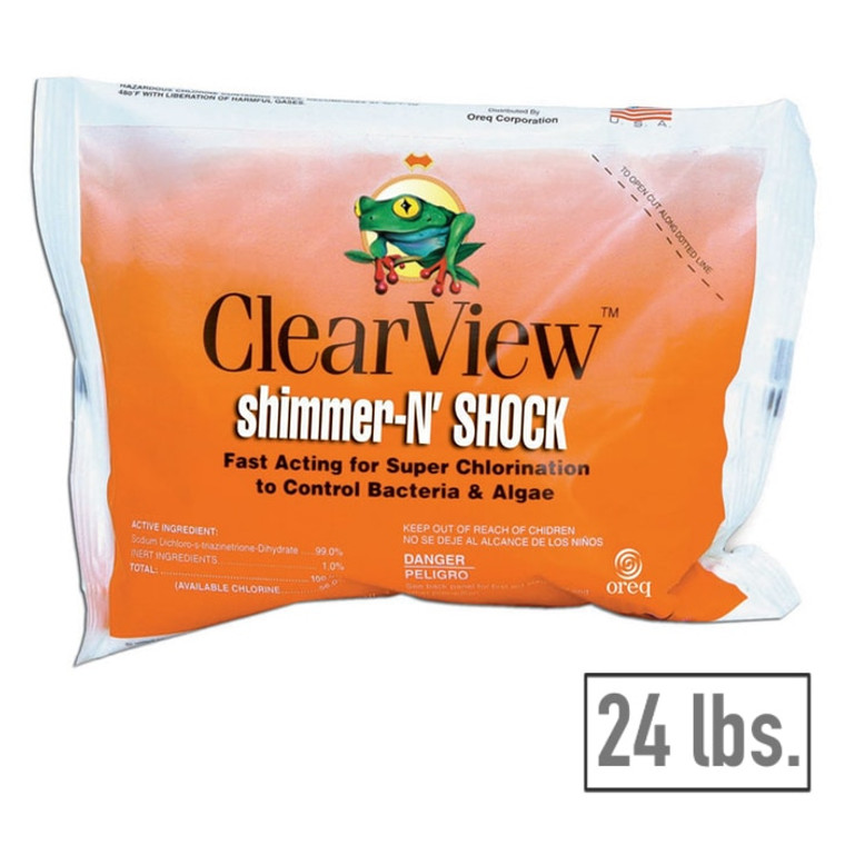 ClearView Shimmer-n-Shock Chlorinated Pool Shock 24 lbs