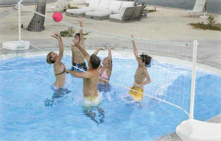 DunnRite Water Volly Portable Pool Volleyball Game Set