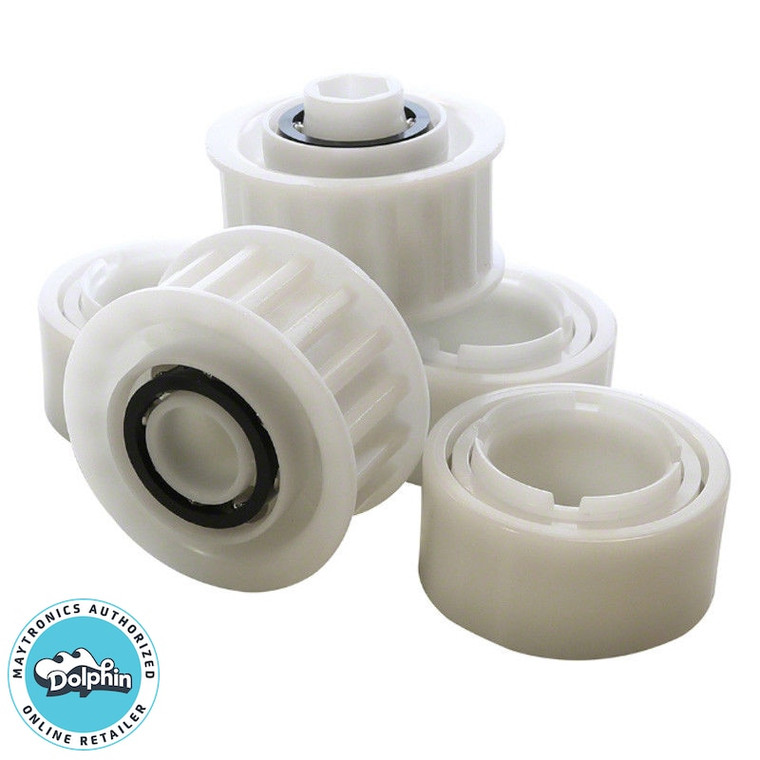 Maytronics Dolphin Guide Wheels with 2 Pulley Gears - Pack of 4