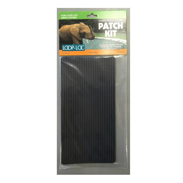 Loop-Loc Safety Pool Cover Patch Kit for Black Mesh Covers - 3 Pack
