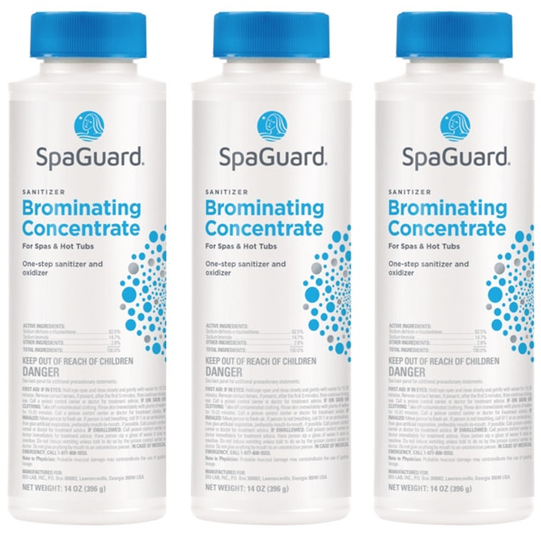 SpaGuard Bromine Concentrate 14 oz - 3 Pack