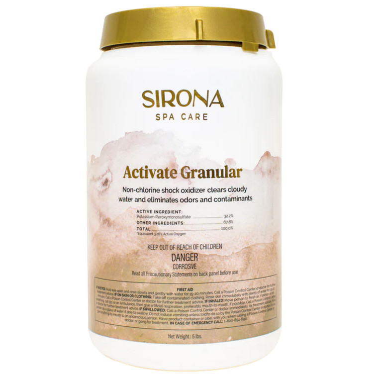 Sirona Spa Care Activate Granular 5 lb