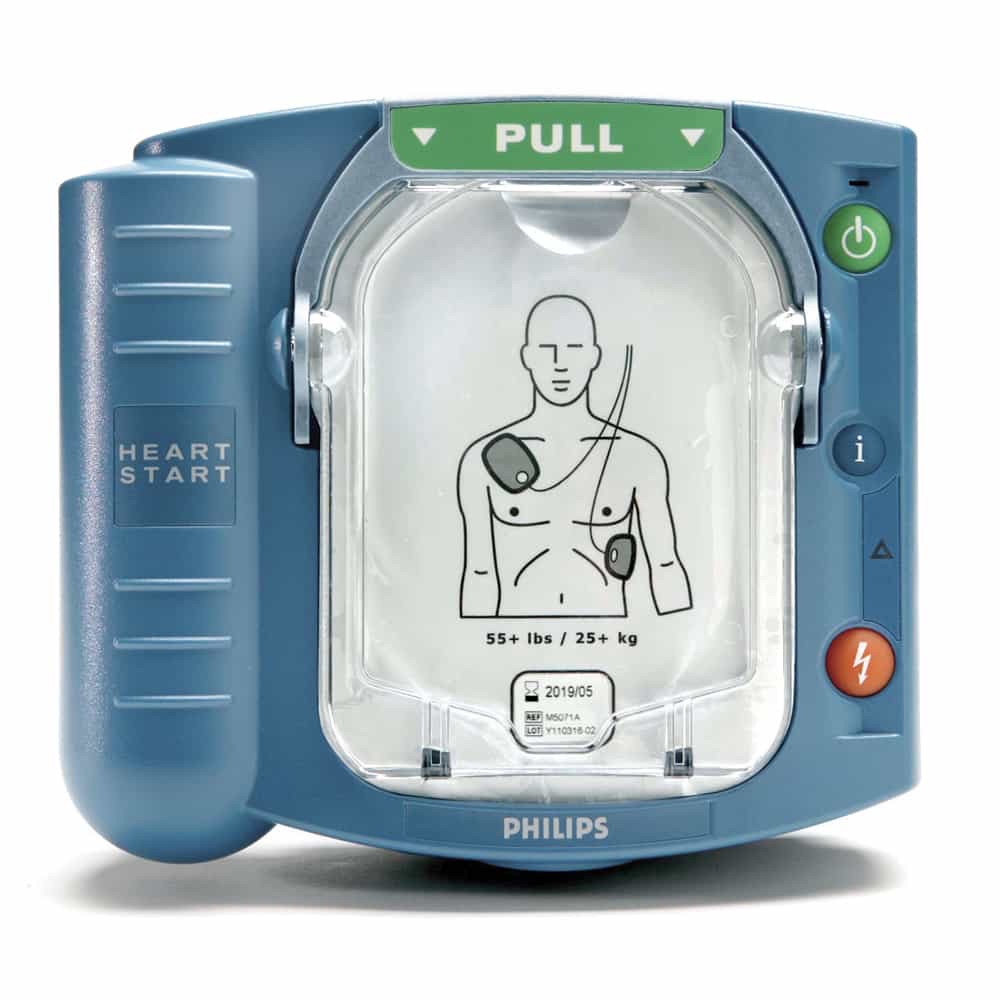 Certified Pre-Owned Philips HeartStart OnSite (HS1) AED with Slim