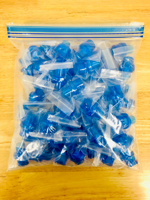 100-pack of individually-wrapped CPR Training One-Way Valves