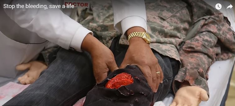 How to stop bleeding in the event of a mass casualty incident