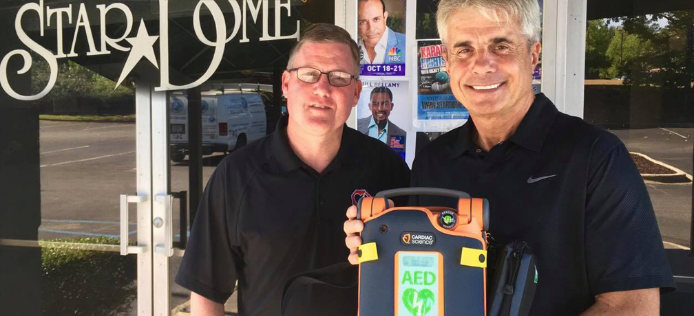 Stop Heart Attack equips the Star Dome Comedy Club with lifesaving AED