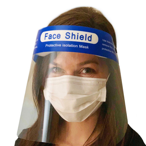 face shield protective isolation mask –