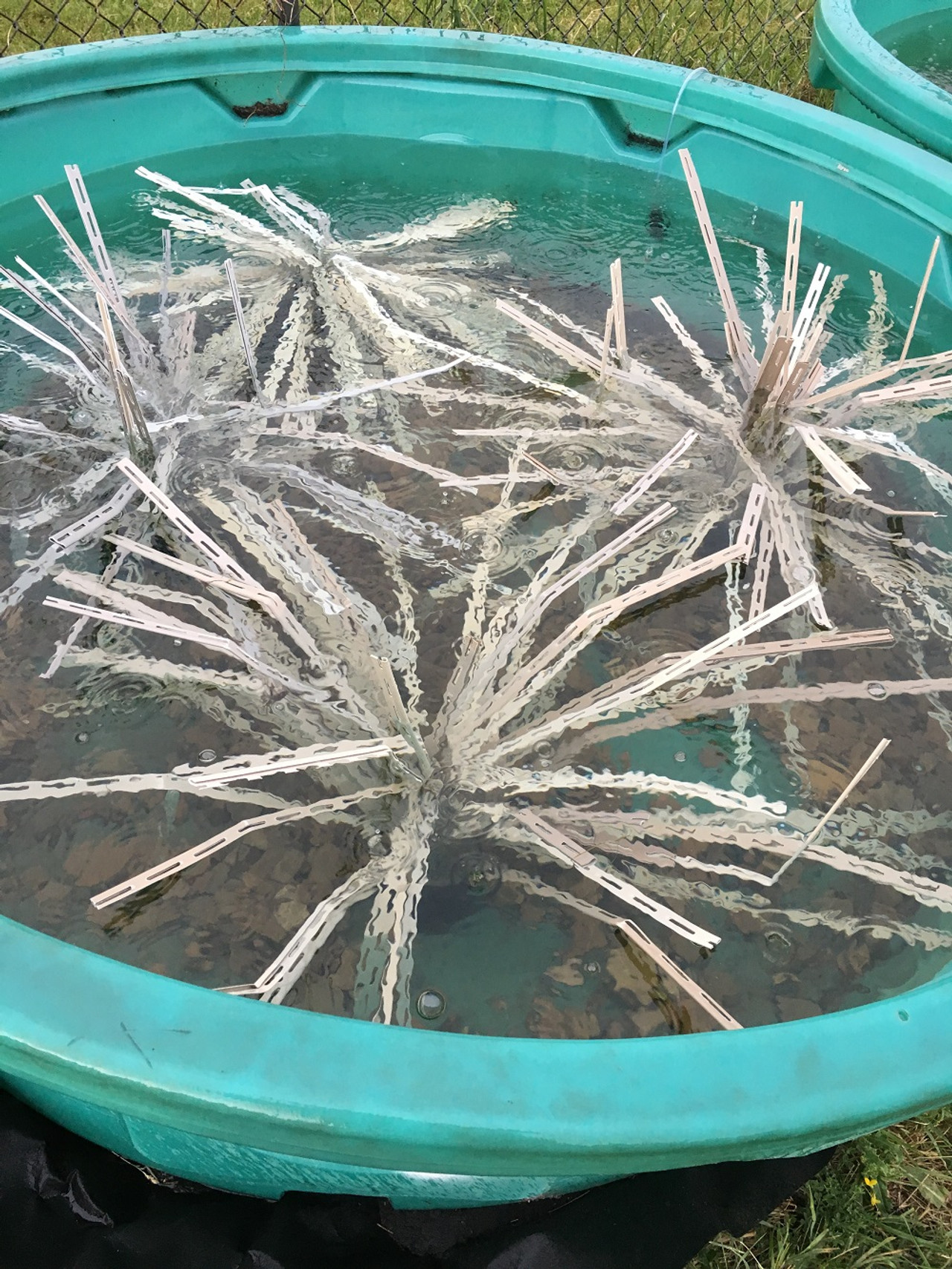 Keeper deep water PVC fish attractors for fish habitat in lakes and ponds