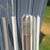 Sharp pointed end make driving into sediment easy and permanent.