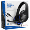 HyperX Cloud Stinger Core - Gaming Headset (Black-Blue) - PS5-PS4,