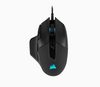 CORSAIR NIGHTSWORD RGB, Performance Tunable FPS MOBA Gaming Mouse, Black, Backlit RGB LED, 18000 DPI, Optical (AP version)