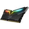 TEAM NIGHT HAWK RGB 16GB (2X8GB) DDR4 PC4-25600C16 3200MHZ DUAL CHANNEL KIT - RGB BLACK