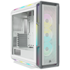 iCUE 5000T RGB Tempered Glass Mid-Tower Smart Case, White