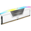 CORSAIR VENGEANCE RGB DDR5, 5600MHz 32GB 2x16GB DIMM, Unbuffered, 36-36-36-76, XMP 3.0, White Heatspreader, RGB LED, 1.25V