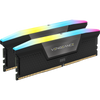 CORSAIR VENGEANCE RGB DDR5, 5600MHz 32GB 2x16GB DIMM, Unbuffered, 40-40-40-77, XMP 3.0, Black Heatspreader, RGB LED, 1.25V