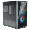 Cooler Master CMP320 ARGB, 2x 1200mm Argb Fans, Mesh Geode Front Panel, Versatile Cooling