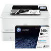 BUNDLE HP LaserJet Pro 4001dw 40ppm A4 Wireless Mono Laser Printer + 148X High Yield Black Toner (W1480X) (2Z601F-148XBUN)