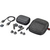 Poly Voyager Free 60 UC Carbon Black Earbuds + BT700 USB-C Adapter + Basic Charge Case (7Y8H4AA)