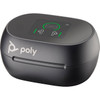 Poly Voyager Free 60+ UC Carbon Black Earbuds + BT700 USB-C Adapter + Touchscreen Charge Case (7Y8G4AA)