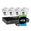IVSEC CCTV KIT 4TB With 4 x 5MP Turret Cameras