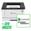 BUNDLE Lexmark MS431dw 40ppm A4 Mono Laser Printer + 3 Years Total (1 +2) Onsite Warranty (2371852)