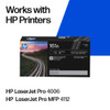 HP 161A (W1610A) Standard Yield Black Toner Cartridge for LaserJet 4006/4112 Genuine